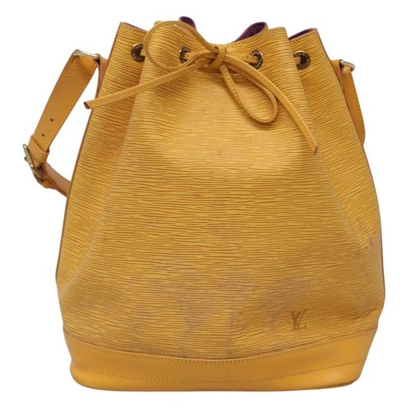 Louis Vuitton Handbags - Louis Vuitton Noé Yellow Leather Shoulder Bag (Pre-Owned)